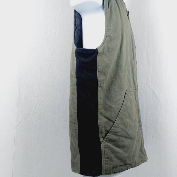 Weatherproof Men's Olive Green Sleeveless Canvas Outdoor Hunting Vest Size M - Picture 4 of 16